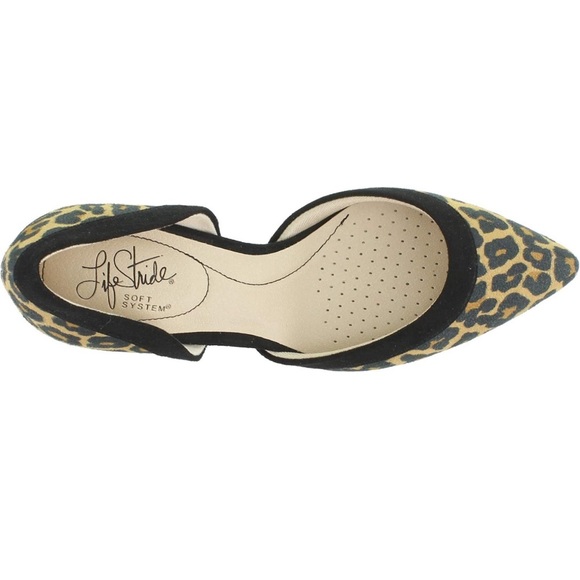 Life Stride Saldana Animal Print Slip On Pump Heels US 9.5M Classic - Picture 5 of 6